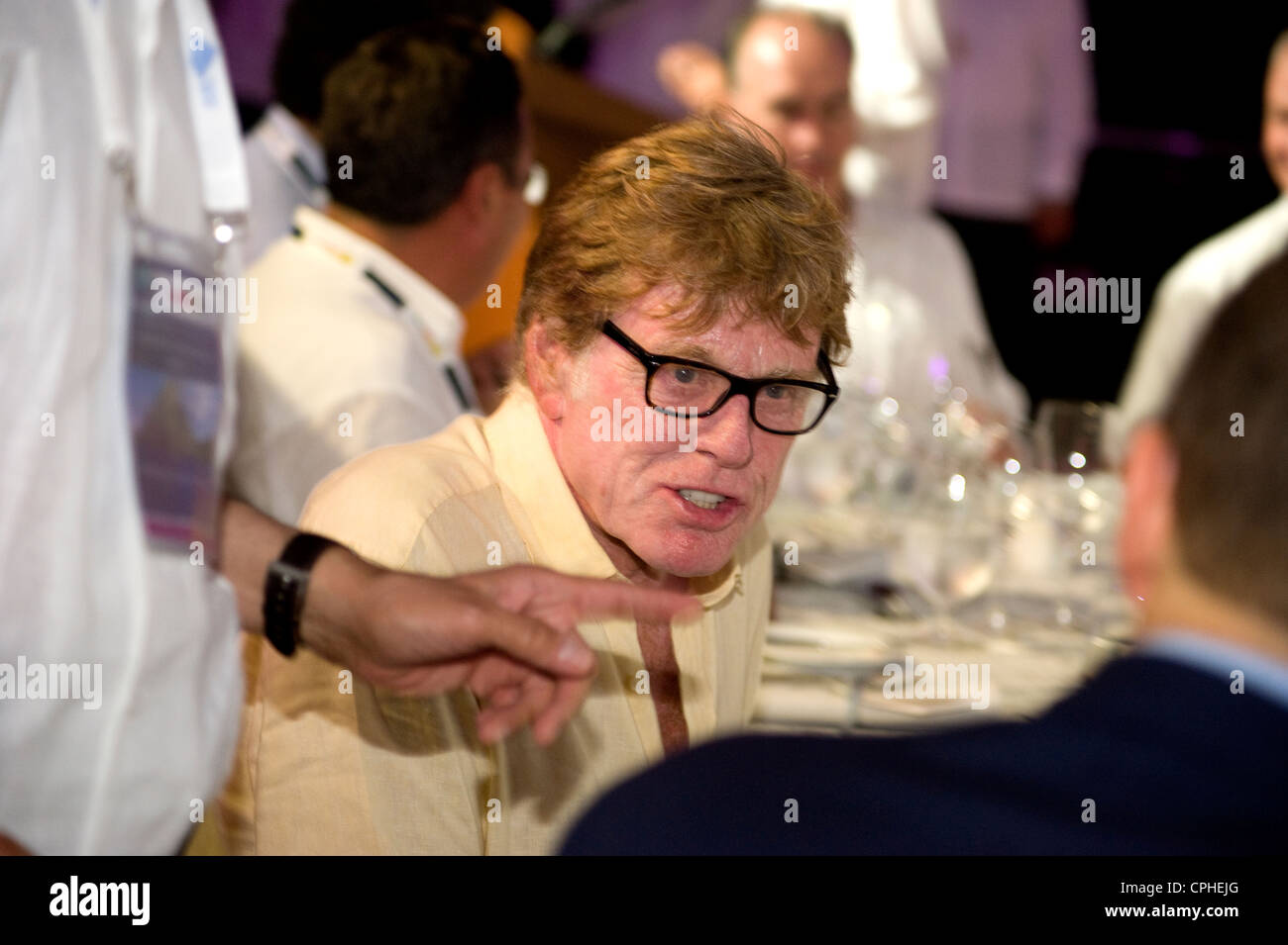 Robert Redford at the World Travel Tourism Council the Americas Summit at the Riviera Maya in Mexico Stock Photo