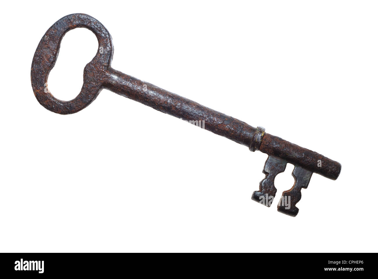 Old fashioned key Cut Out Stock Images & Pictures Alamy