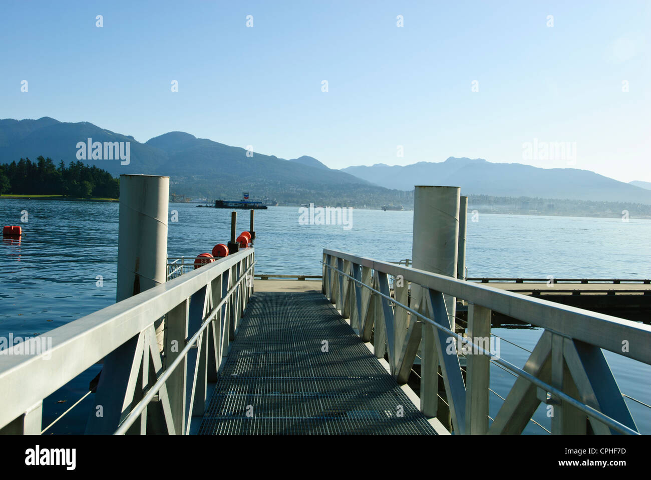 Vancouver Cruise Terminals,Container Facilities,Skyline,Stanley Park ...