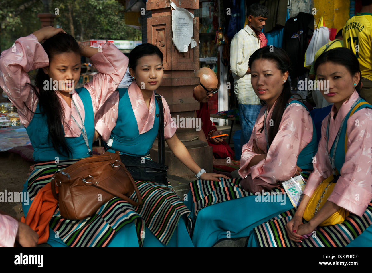 Bodh Gaya, Bihar, India Stock Photo