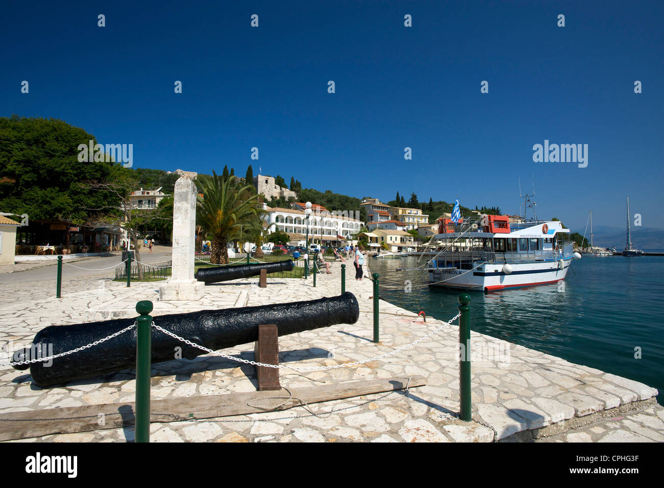 Greece, Europe, Ionic islands, isles, Kerkira, Kerkyra, Corfu, Mediterranean Sea, island, isle, islands, isles, outdoors, outsid Stock Photo