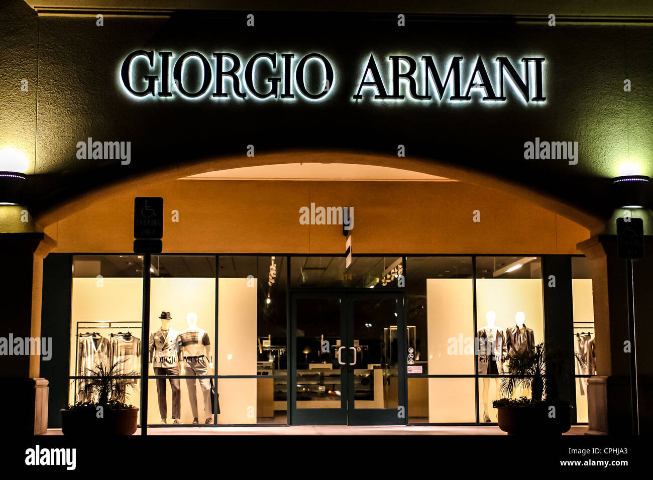 Giorgio Armani outlet store in Camarillo California Stock Photo - Alamy