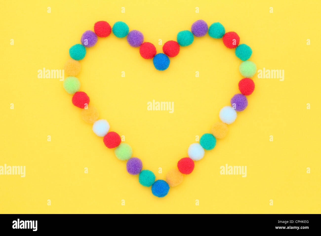 Colorful cotton balls Stock Photo Alamy