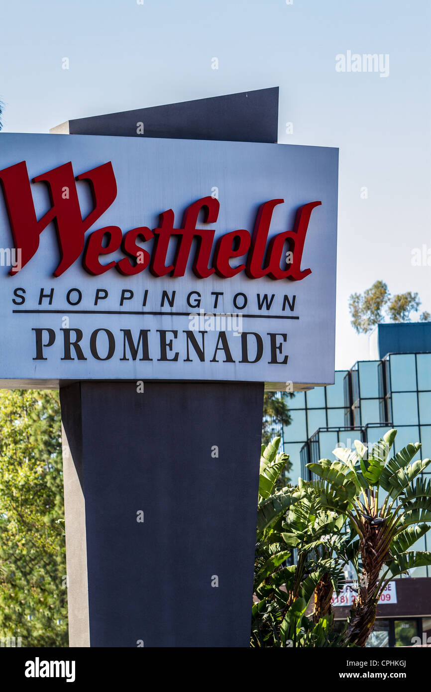 Westfield Promenade shopping mall in Woodland HIlls California Stock