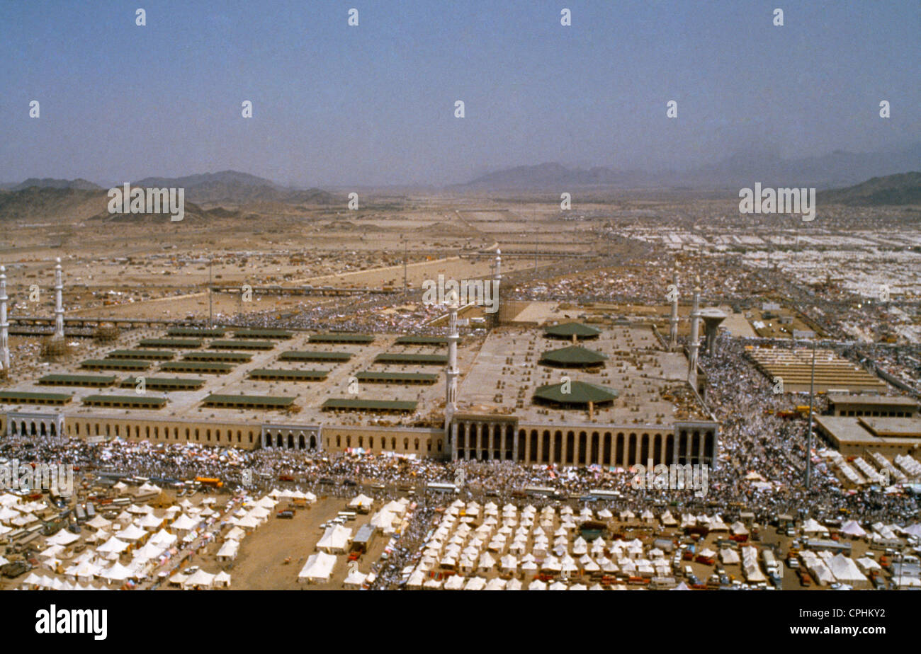 Namira Mosque Arafat Makkah Saudi Arabia Stock Photo