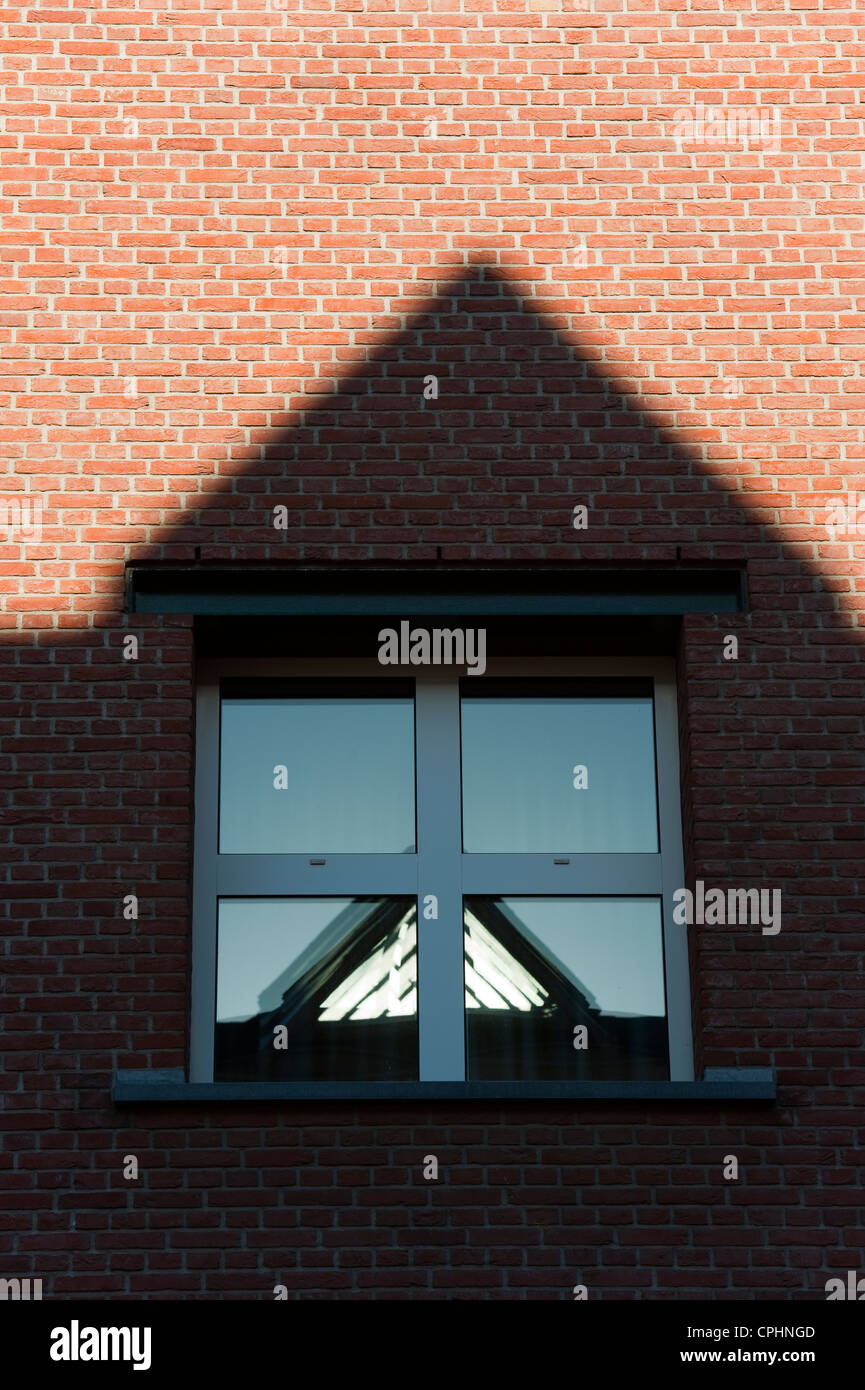 Window detail, Bonnefanten Museum, Maastricht, Limburg, The Netherlands, Europe. Stock Photo