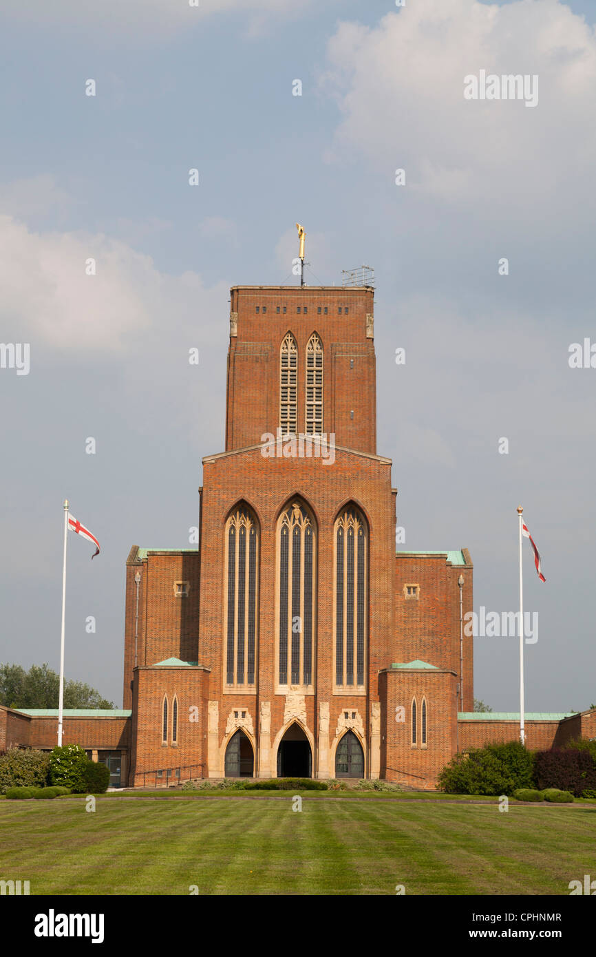 Exterior views of Guildford Cathedral Stock Photo