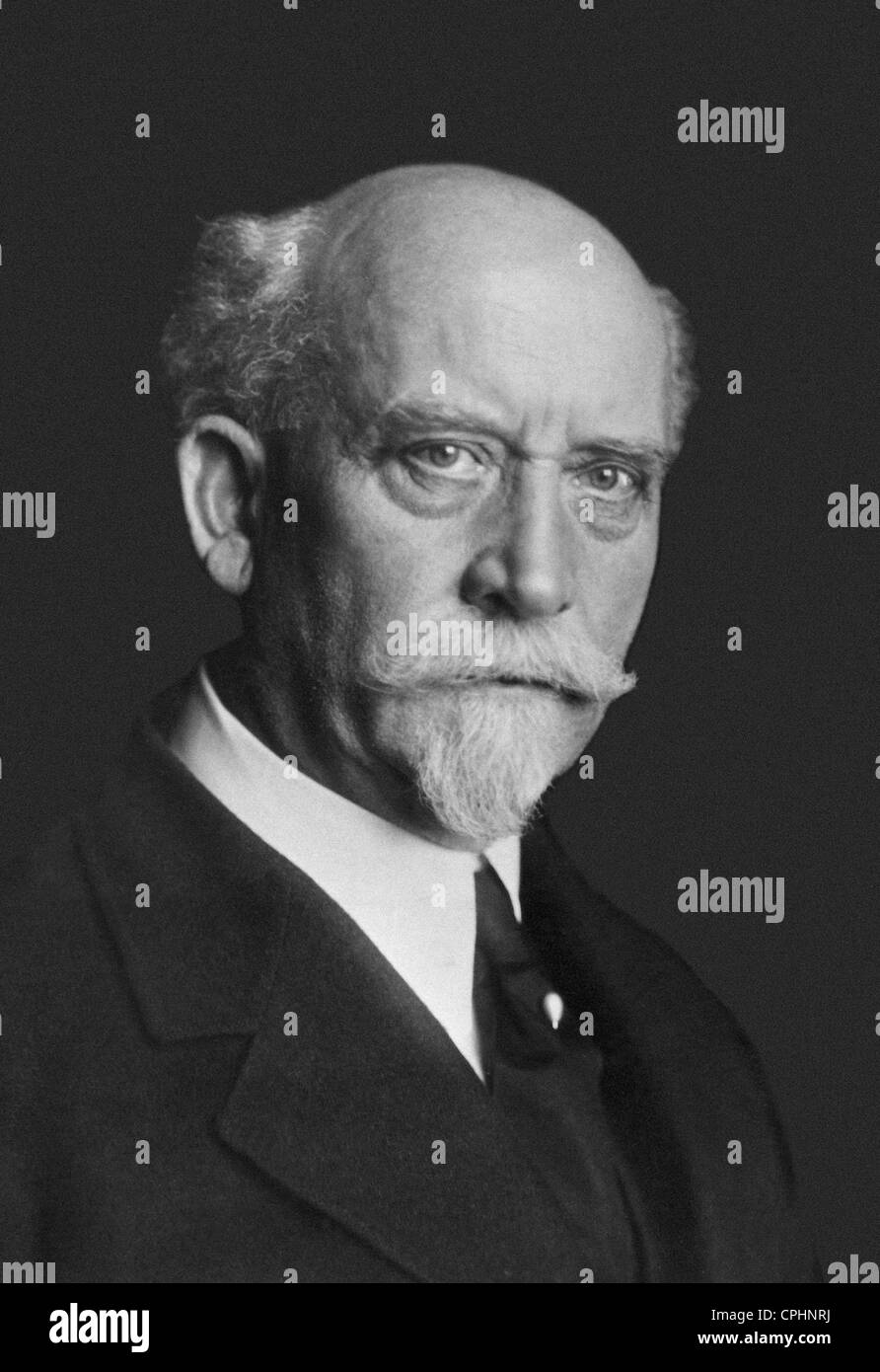 Portrait of Philipp Scheidemann, 4 June 1910 (b/w photo) Stock Photo