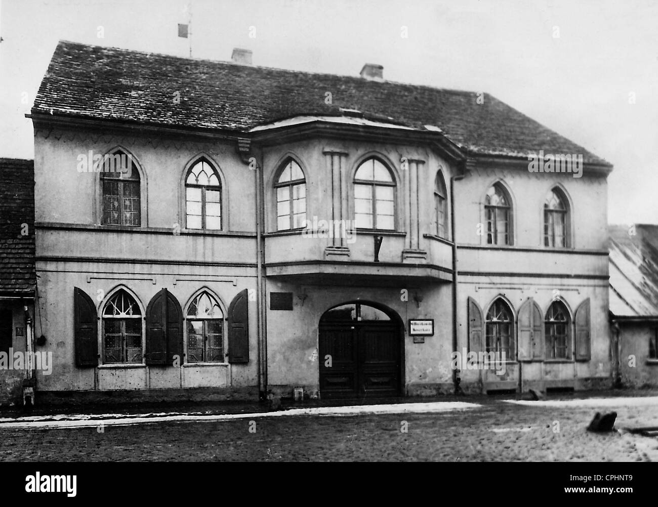 Residence of Robert Koch in Wollnstein, 1943 Stock Photo