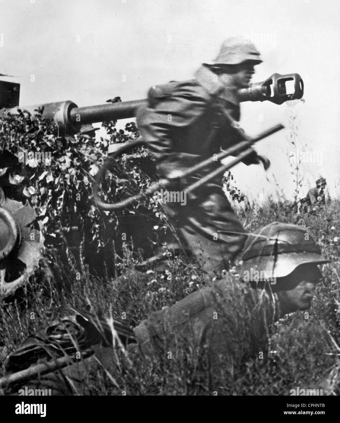 German Soldiers During Operation 'Zitadelle,' 1943 Stock Photo