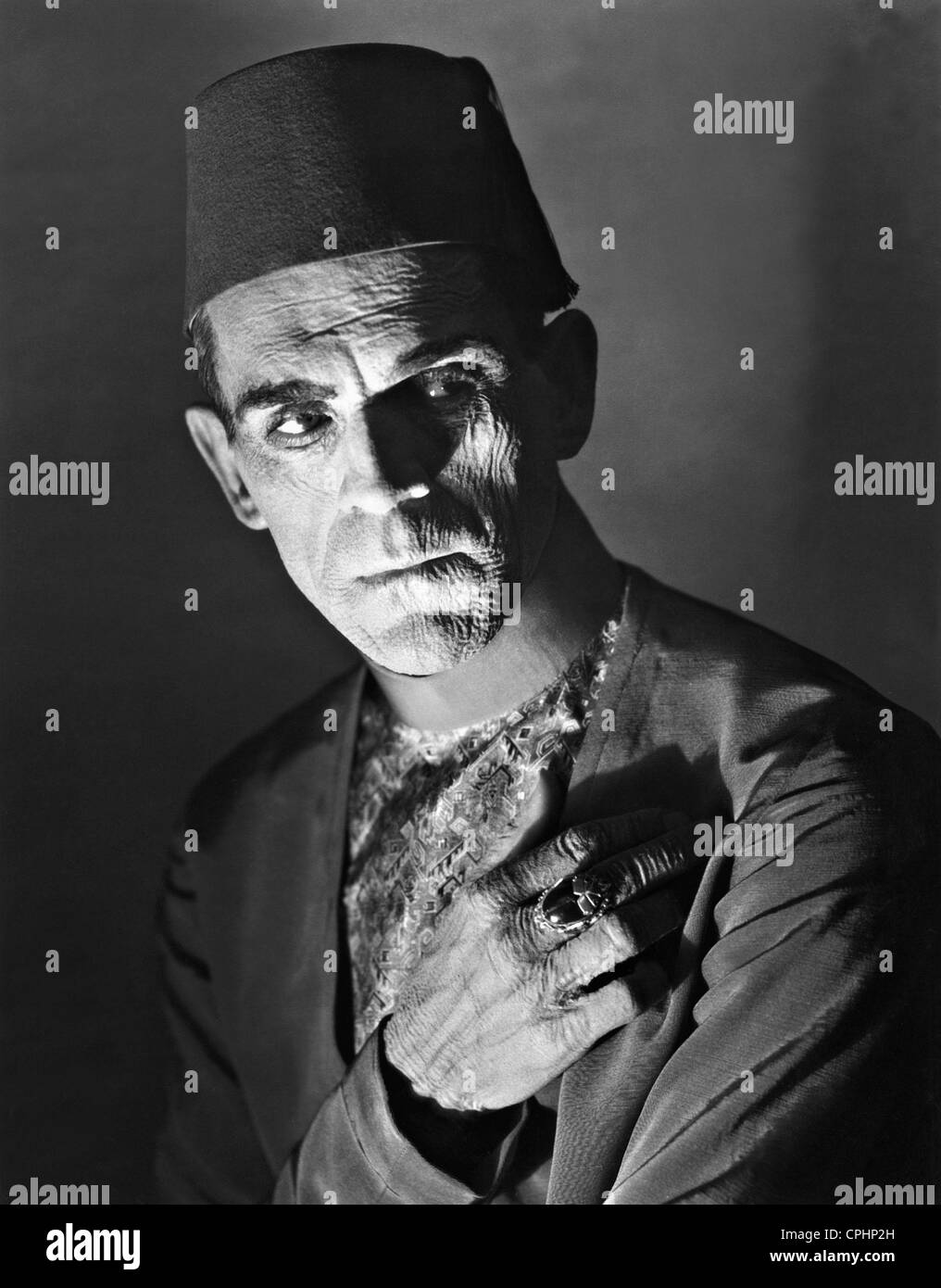 Boris Karloff in 'The Mummy', 1932 Stock Photo