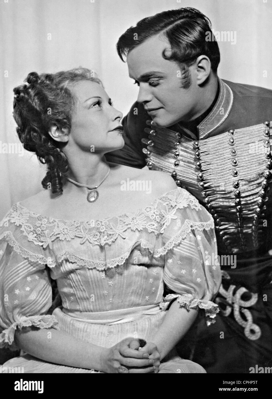 Ruth Hellberg and Kurt Meisel in 'Begegnung mit Ulrike', 1938 Stock Photo