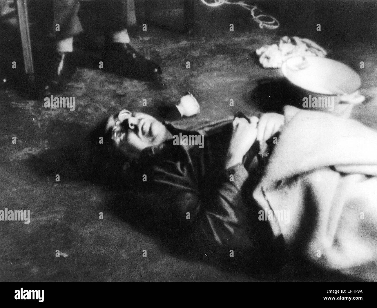 The Body of Heinrich Himmler Stock Photo