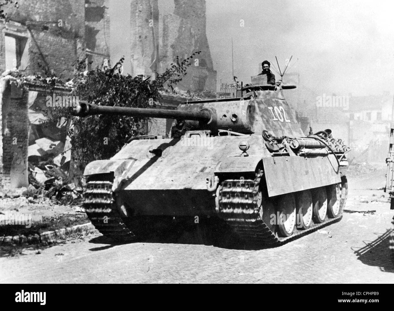 Panzer tank Black and White Stock Photos & Images - Alamy