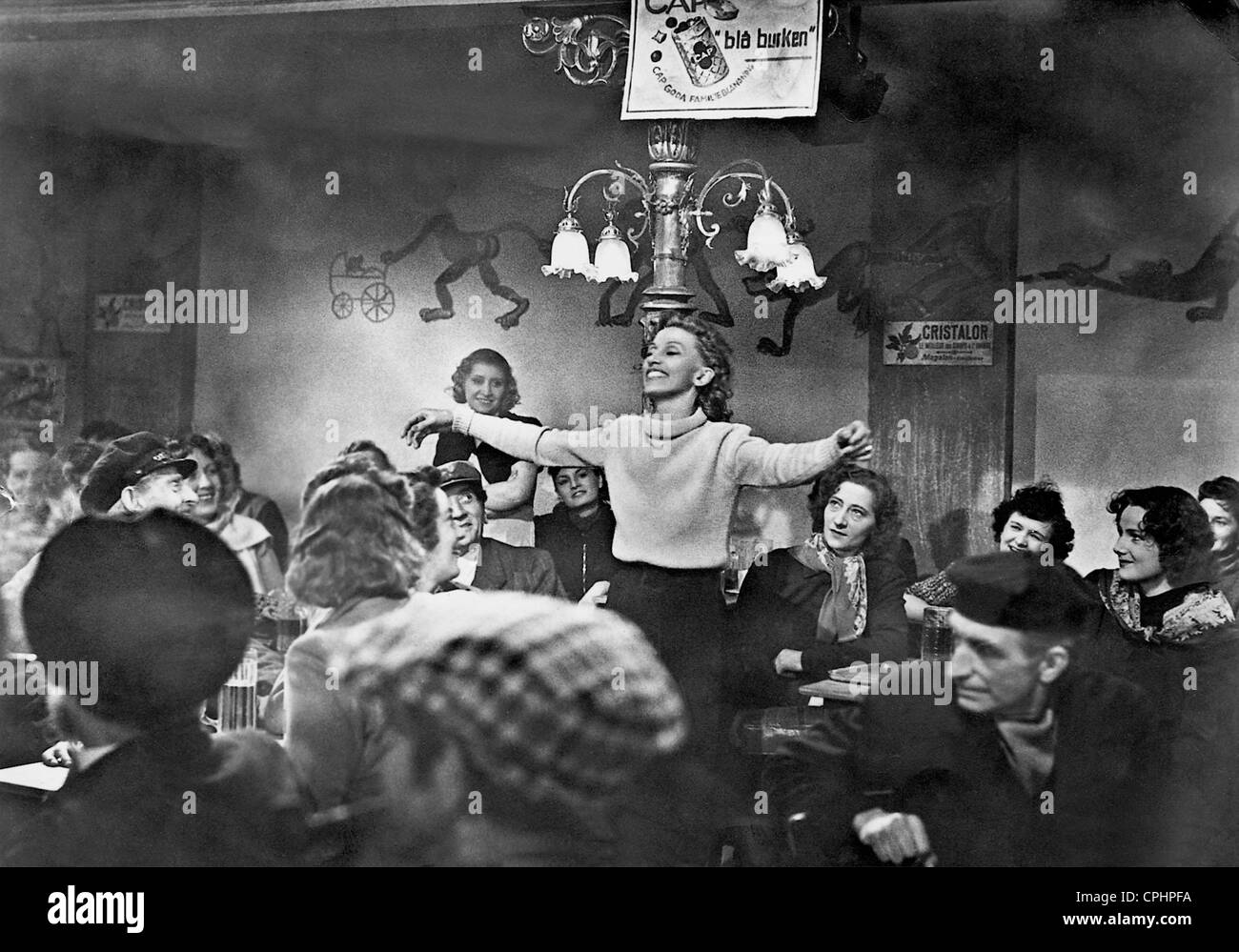 Lale Andersen in 'G.P.U.', 1942 Stock Photo