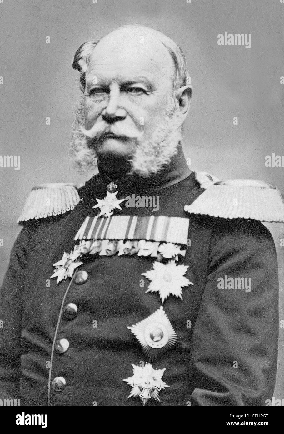 King Wilhelm I, 1857 Stock Photo