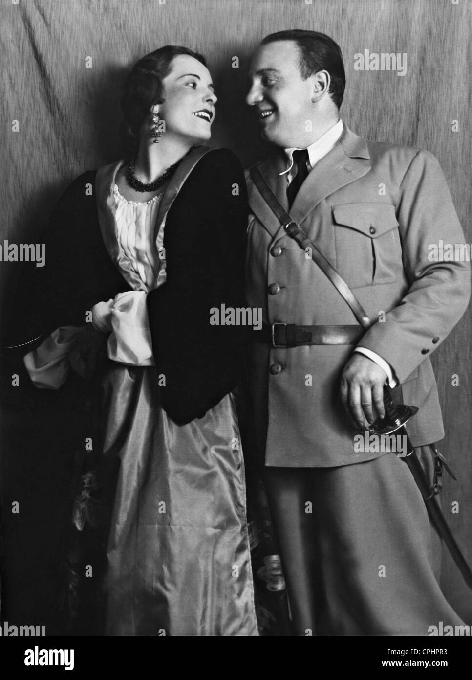 Jarmila Novotna and Richard Tauber, 1934 Stock Photo