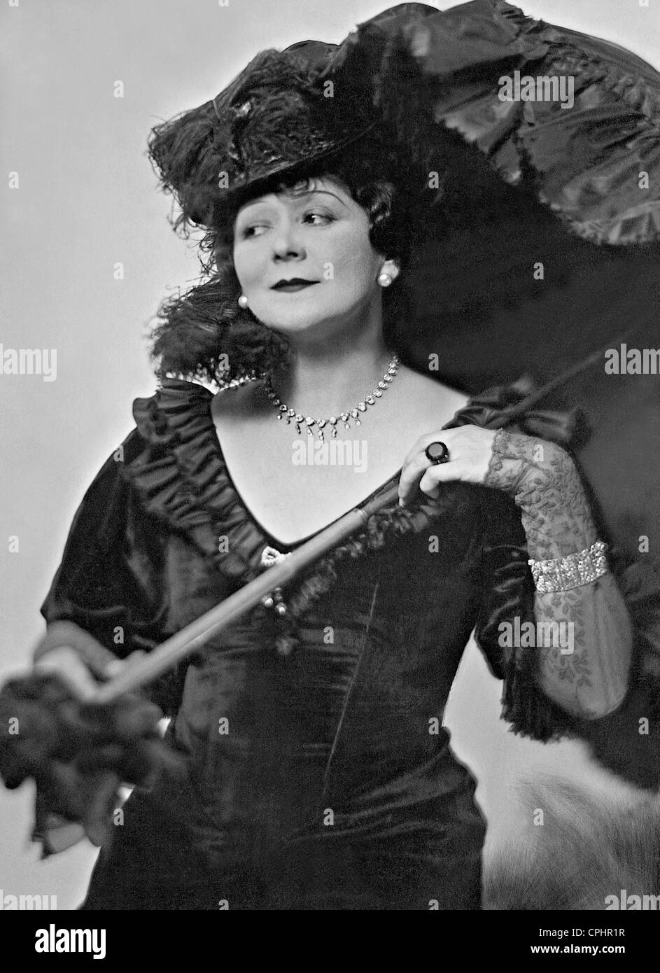 Trude Hesterberg in 'The merry widow', 1930 Stock Photo