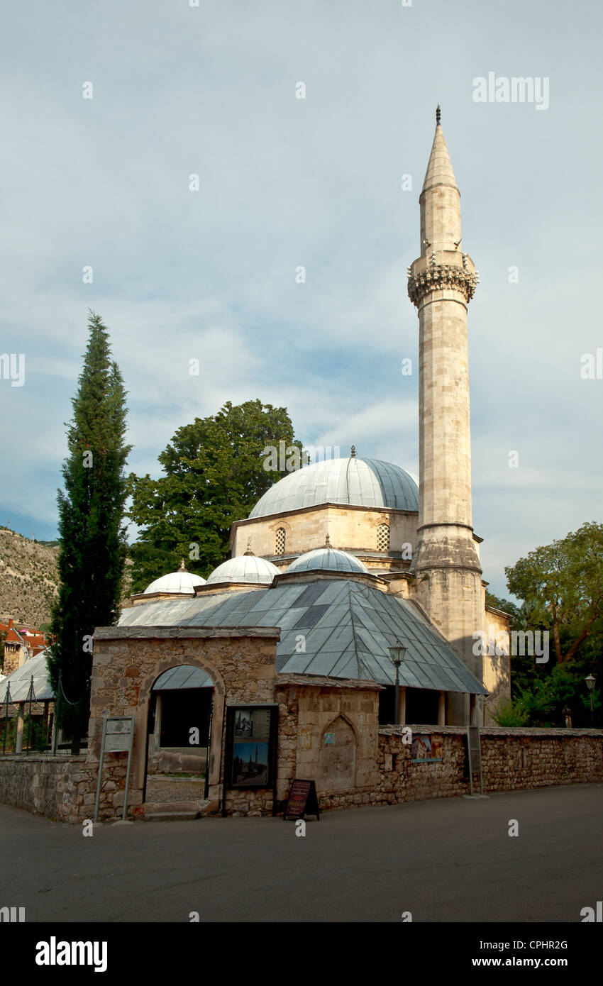 Karadozbeg Mosque .Mostar.Bosnia- Herzegovina.Balkans.Europe. Stock Photo