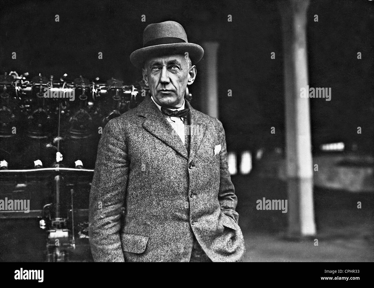 Norwegian arctic explorer Roals Amundsen (1872-1928). Stock Photo