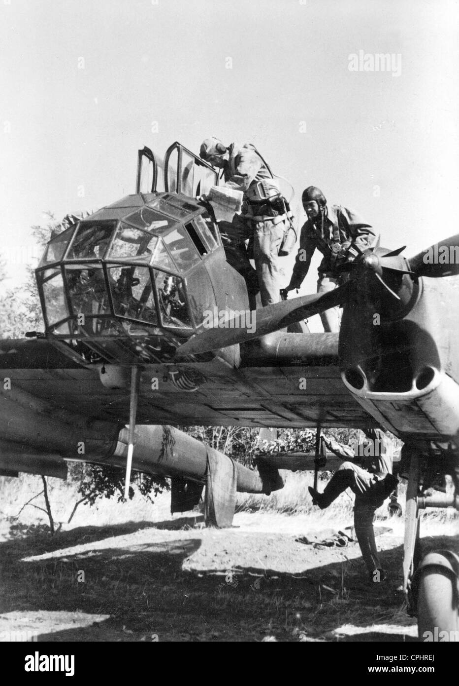 A German Focke-Wulf FW 189 Plane, 1942 Stock Photo