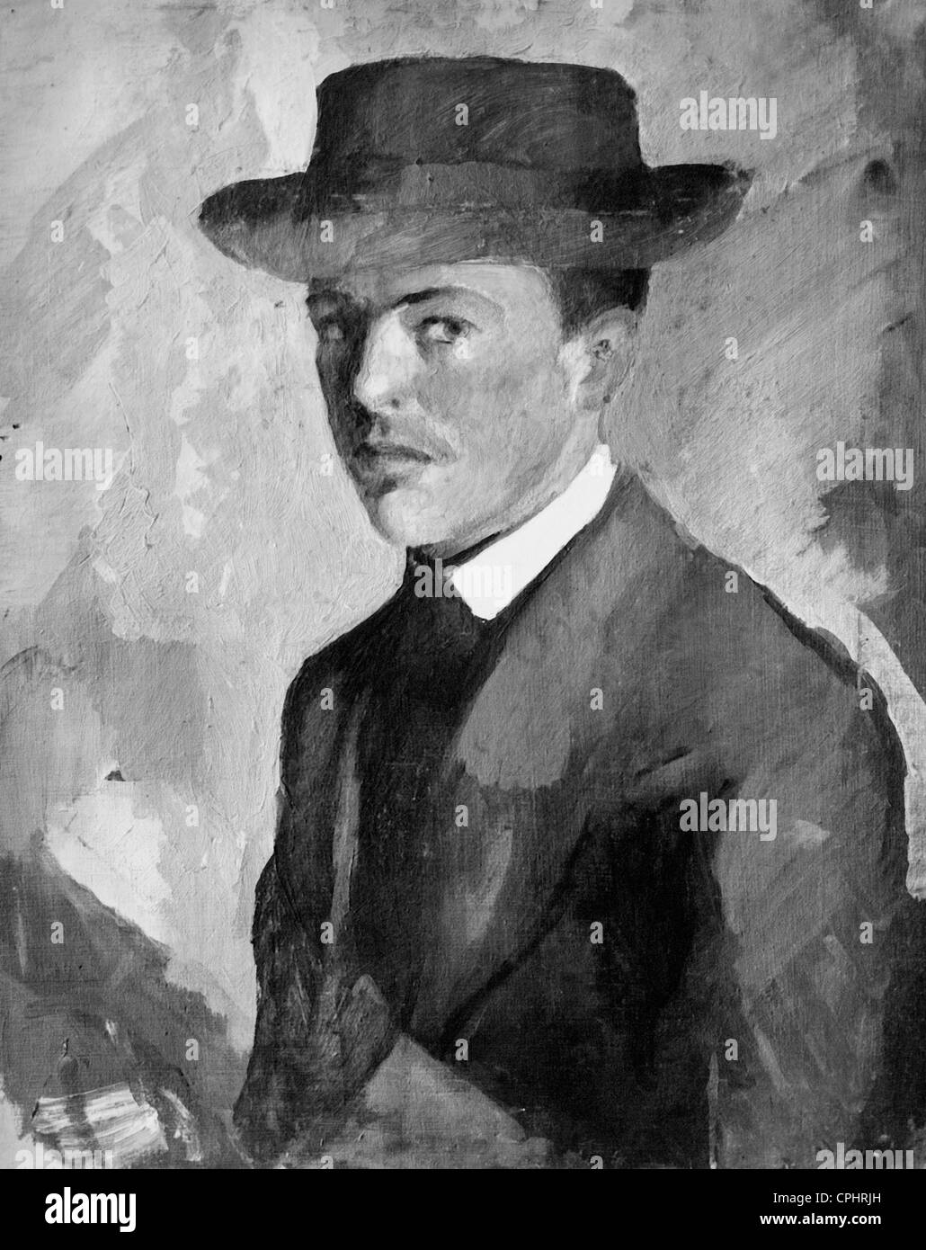 August Macke, 1909 Stock Photo