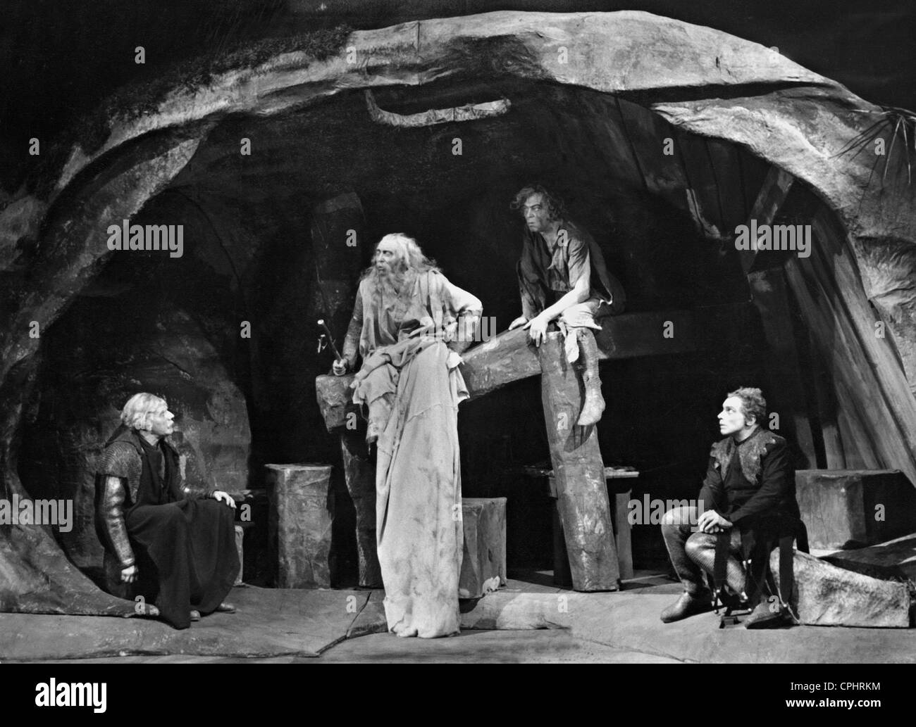 Scene from Shakespeare's 'King Lear,' 1934 Stock Photo