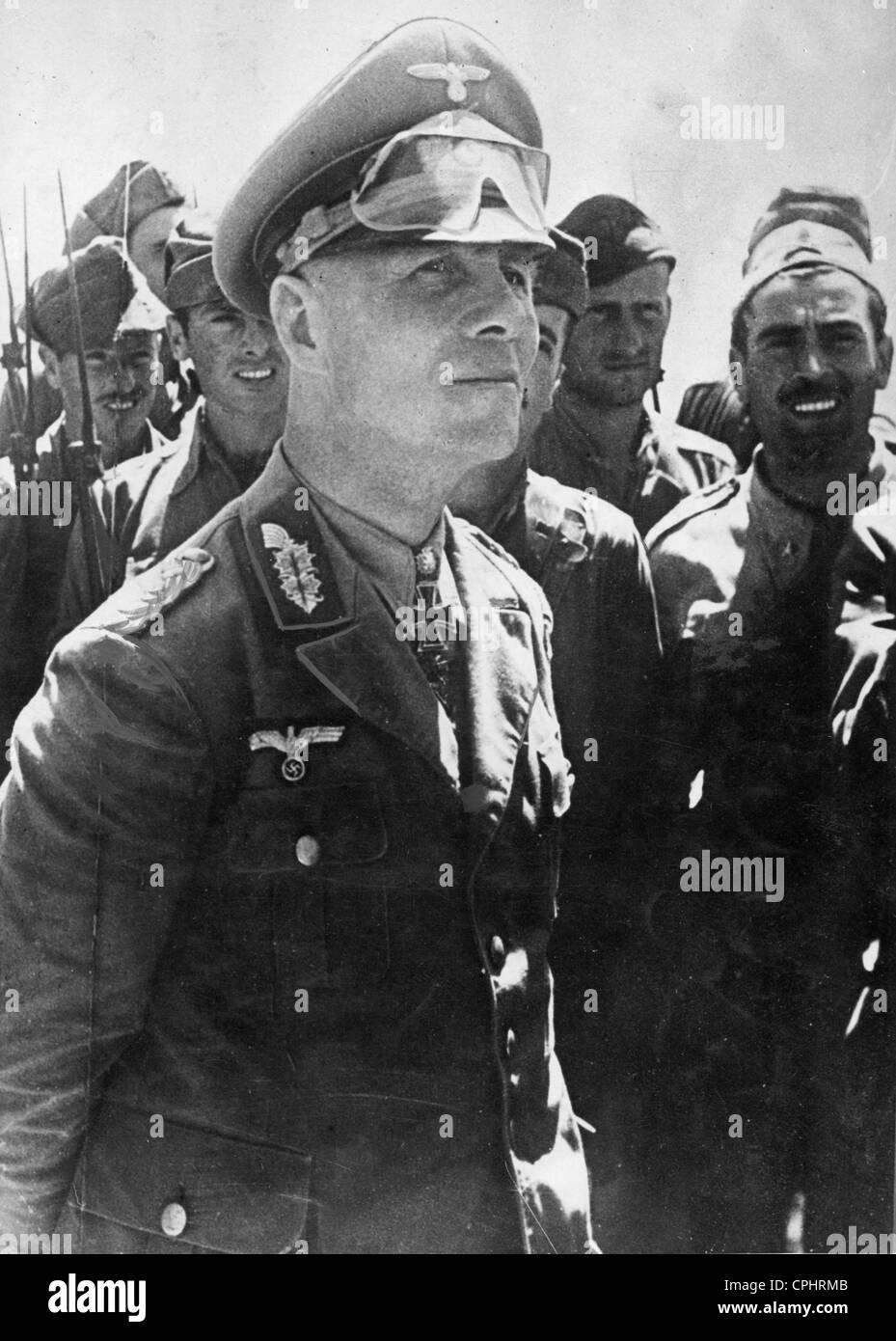 Portrait of Erwin Rommel, North Africa, 1942 Stock Photo