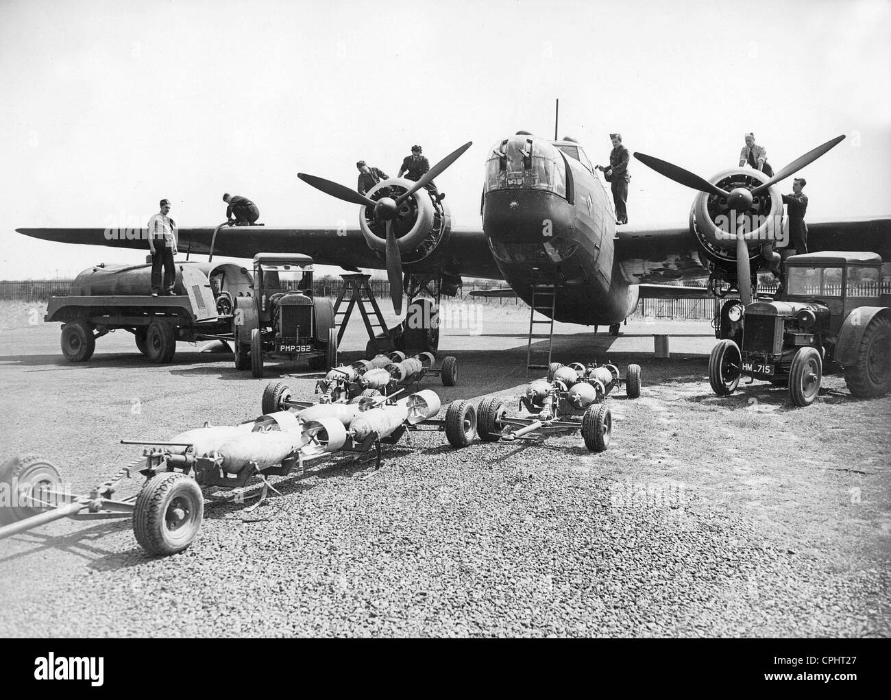 British Vickers 'Wellington'-bomber, 1941 Stock Photo