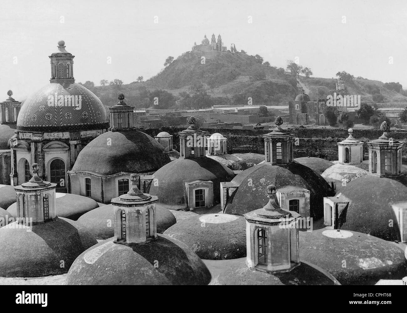 Cholula, 1936 Stock Photo