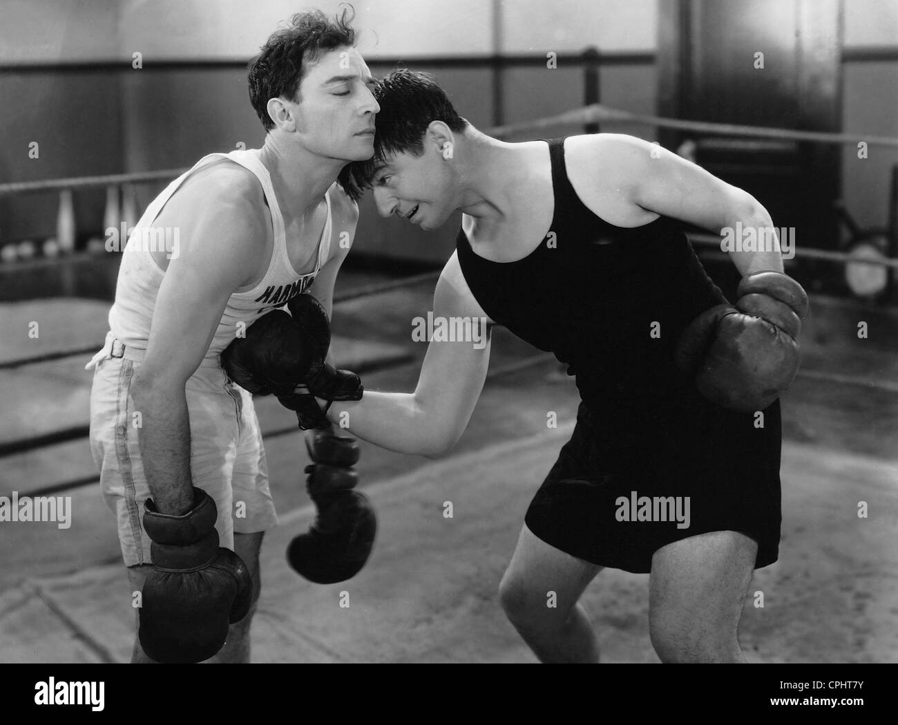Buster Keaton and Syd Taylor in 'Battling Butler', 1926 Stock Photo