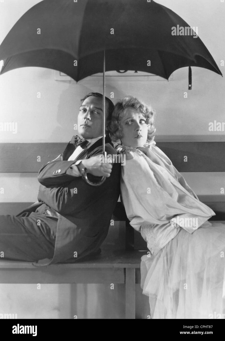Buster Keaton and Anita Page in 'Free and Easy', 1930 Stock Photo Alamy
