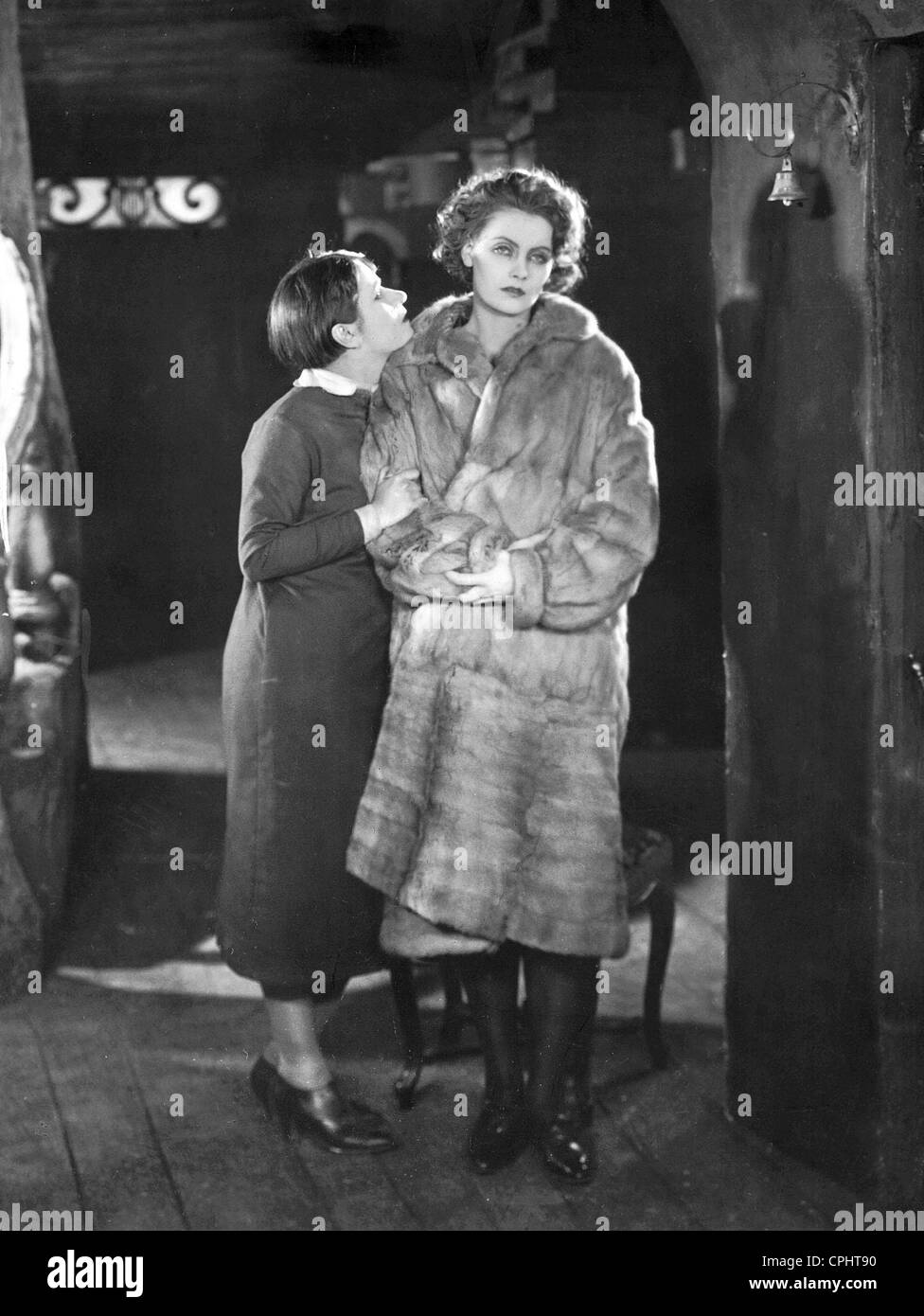 Valeska Gert and Greta Garbo in 'The Joyless Street', 1925 Stock Photo