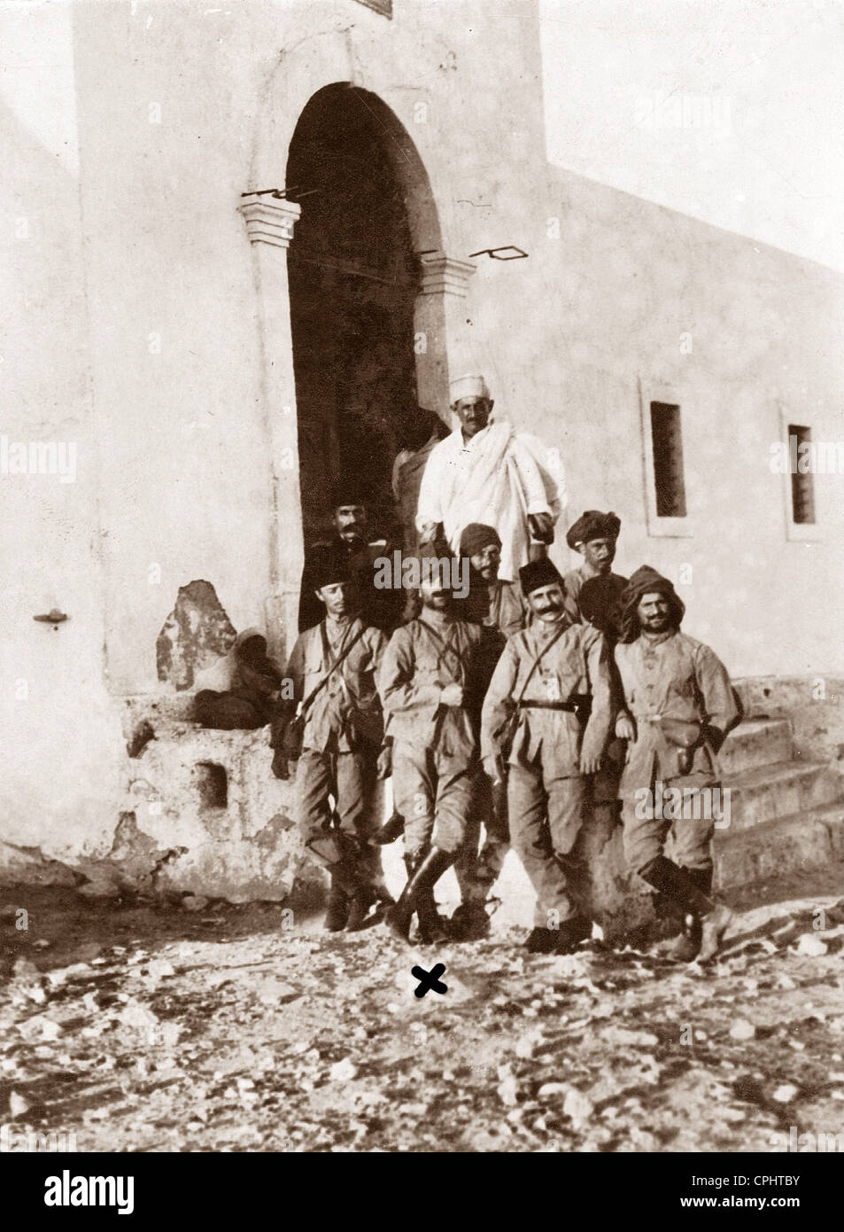 Enver Pasha in Selum, 1912 Stock Photo