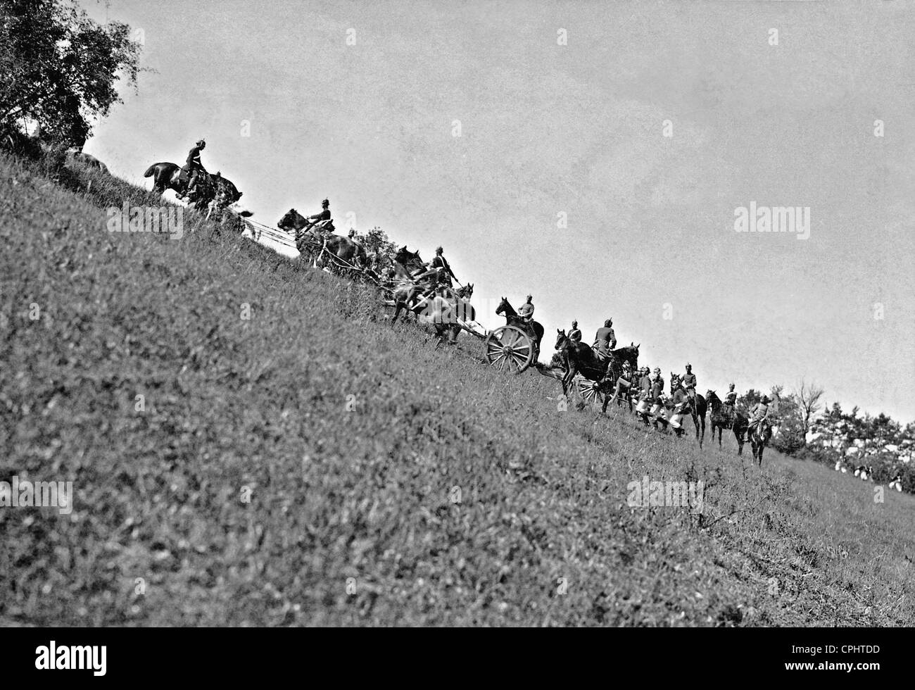 German field artillery Black and White Stock Photos & Images - Alamy