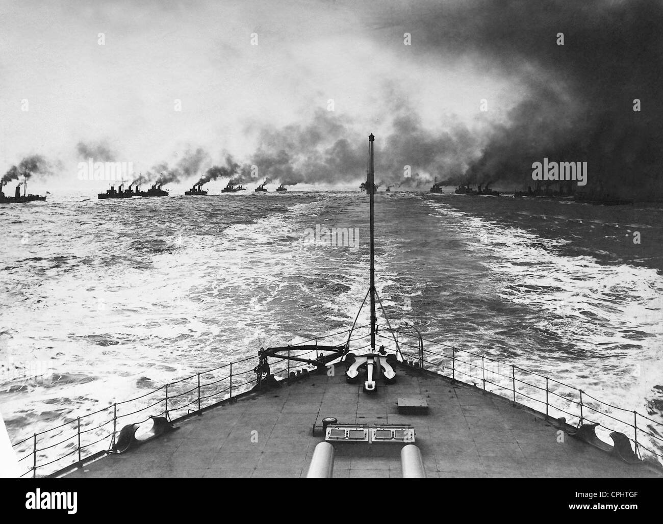 German naval maneuvers, 1904 Stock Photo