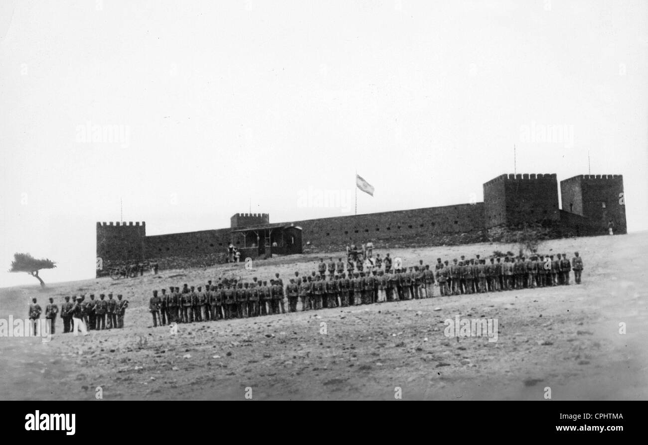 German fortress in German South-West Africa Stock Photo