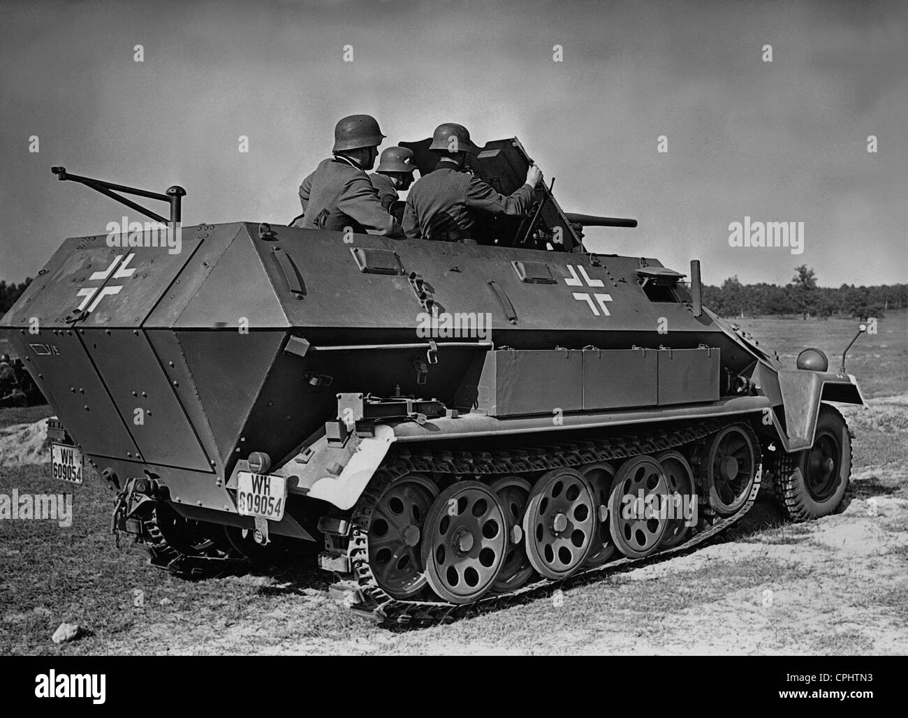 German mechanized infantry combat vehicle, 1942 Stock Photo