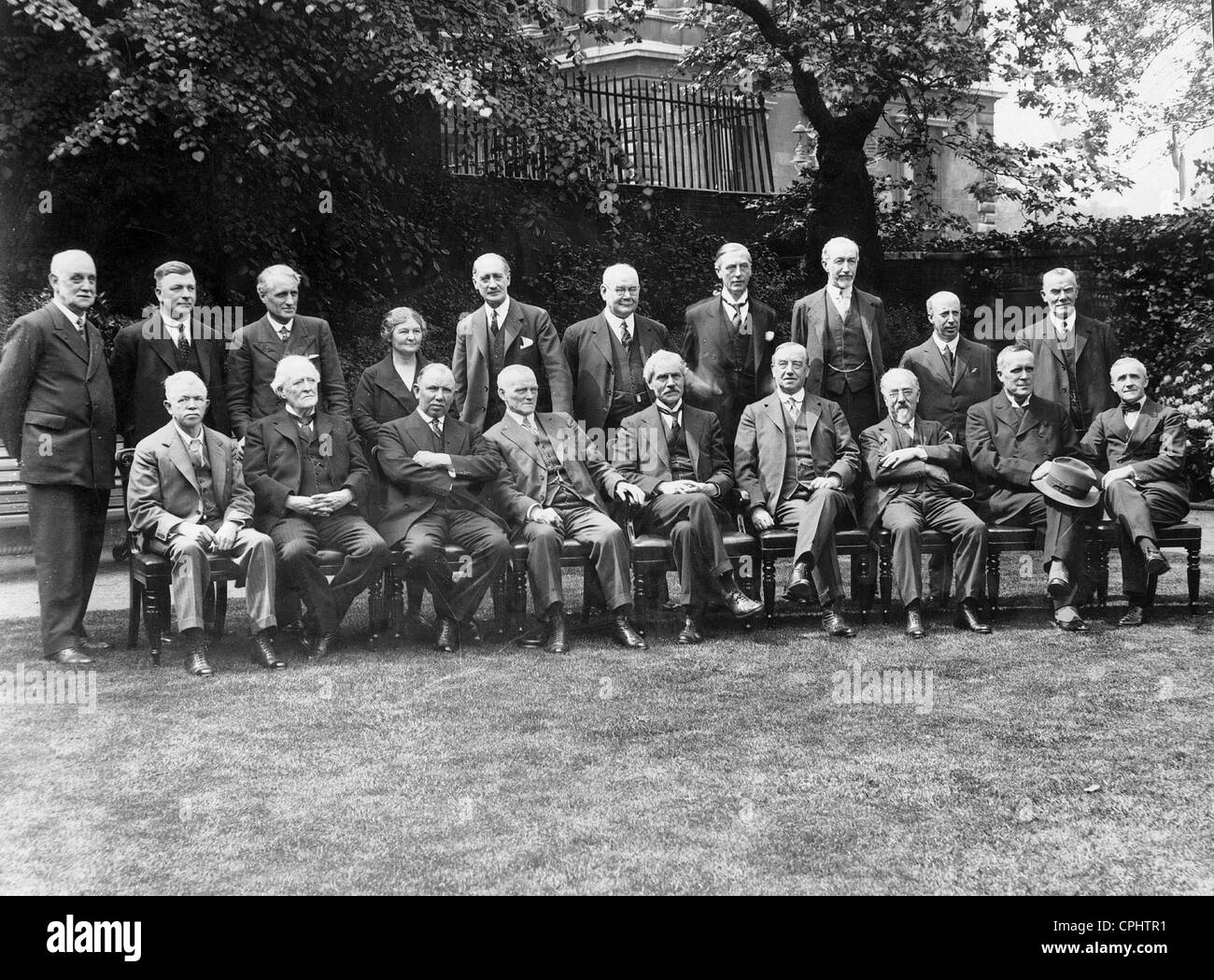 Cabinet James Ramsay MacDonald, 1929 Stock Photo