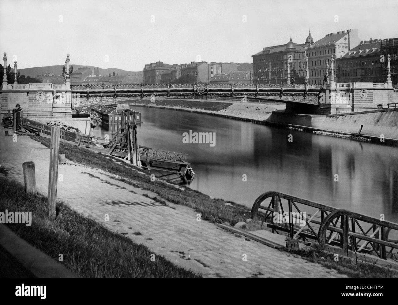 Stefanie Bridge in Vienna Stock Photo - Alamy