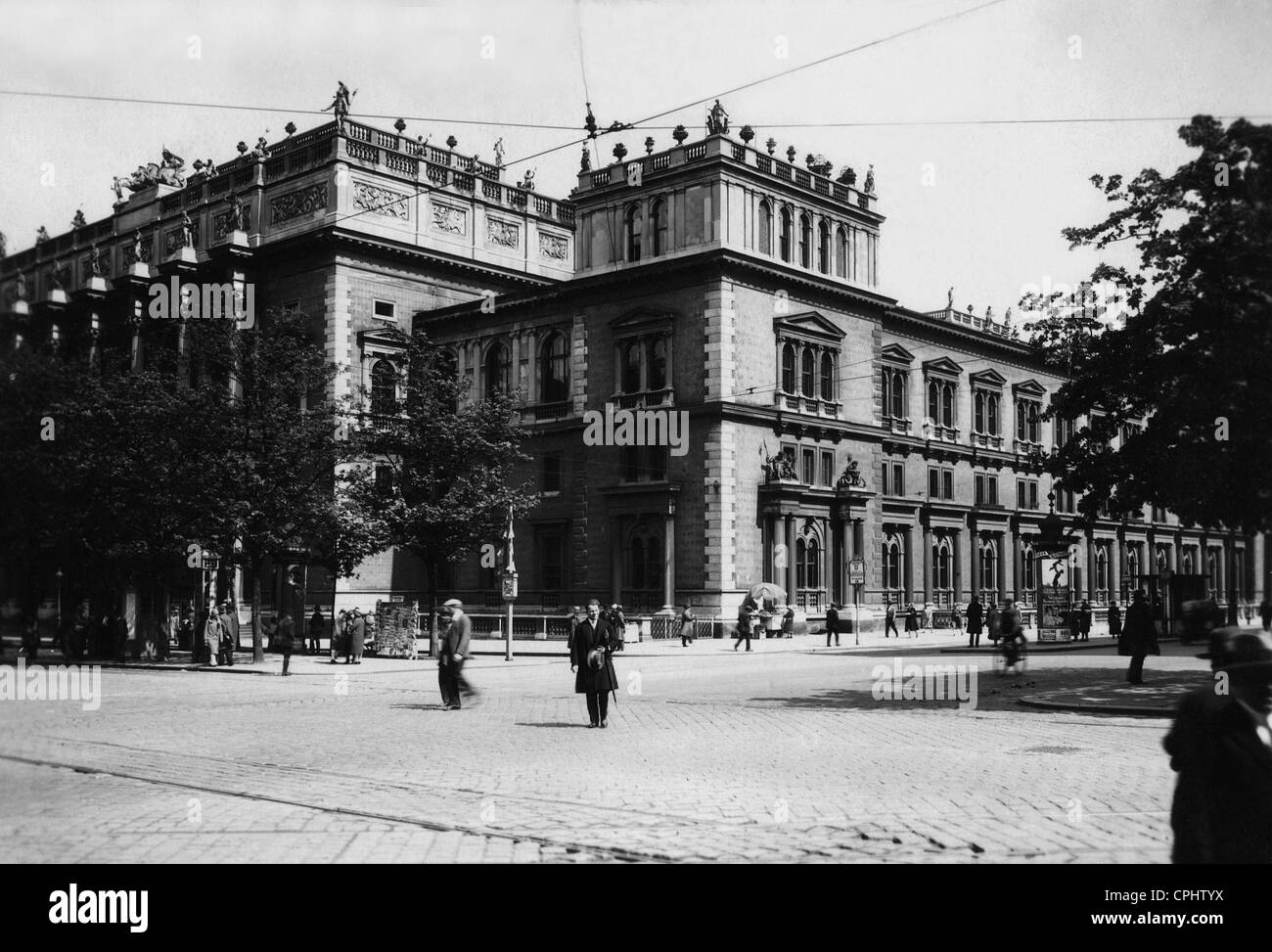 Vienna stock market, 1931 Stock Photo