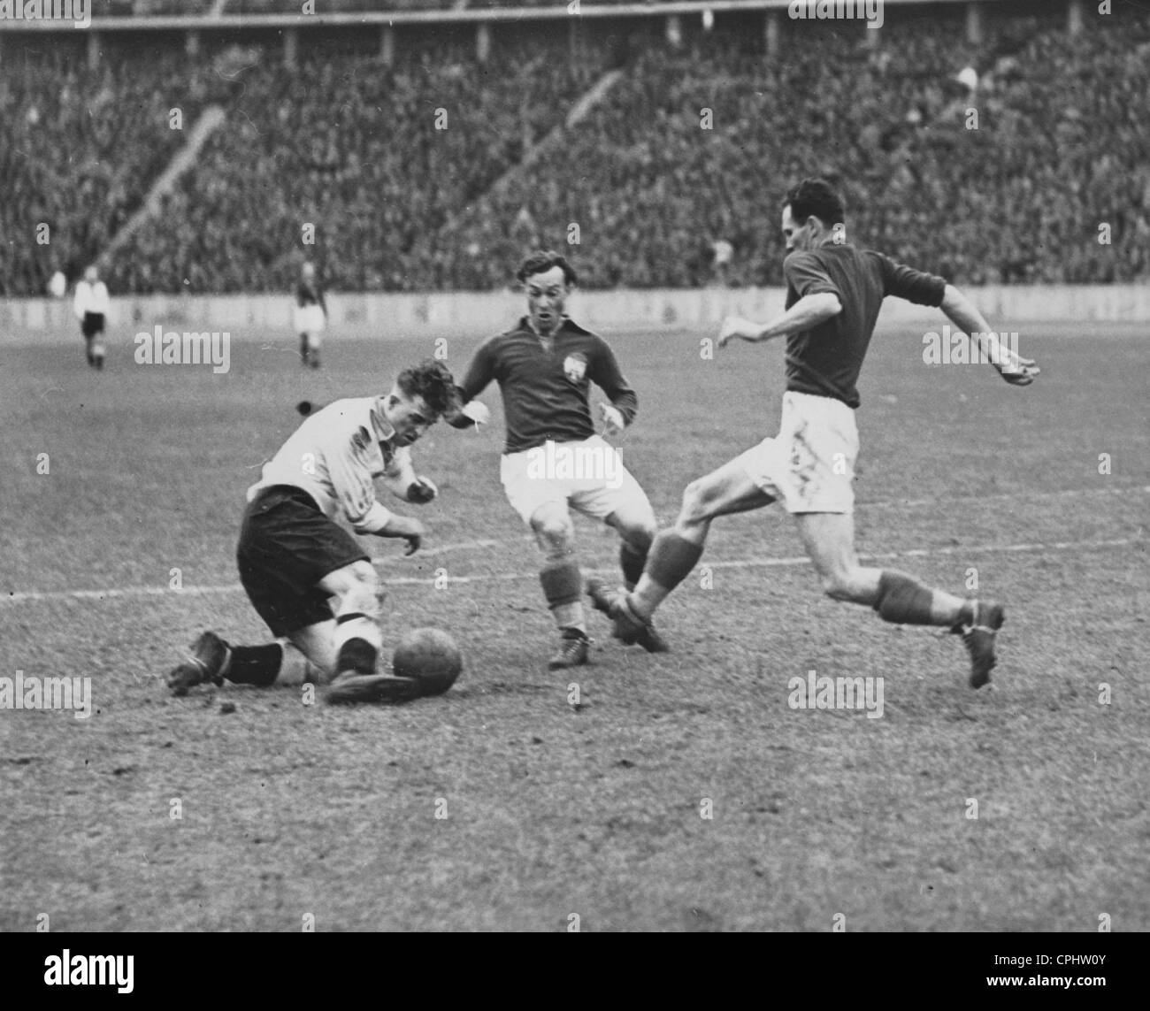 Football match Germany Yugoslavia in Berlin 1939 Stock Photo Alamy