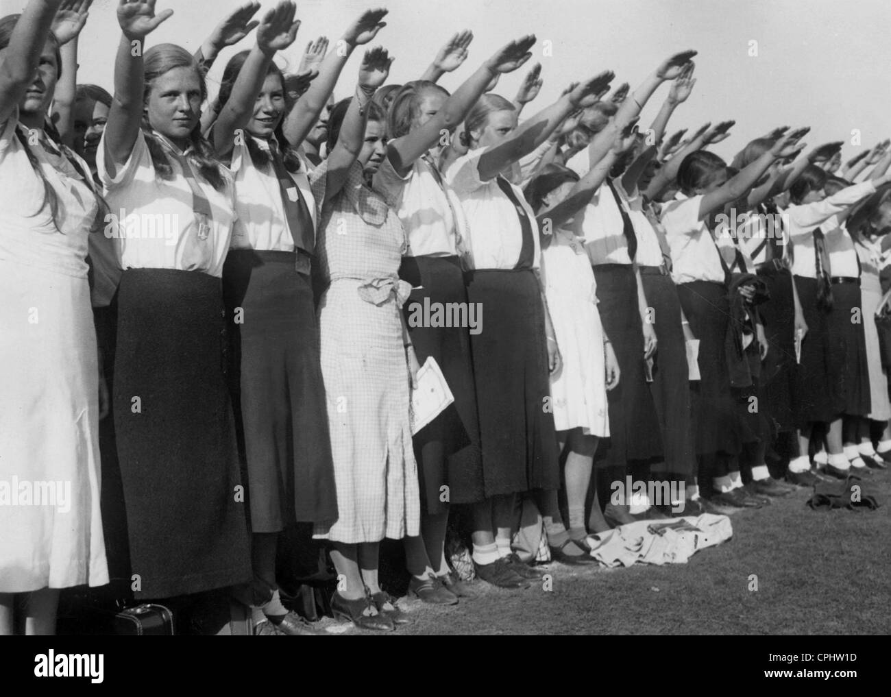 bdm-girls-during-a-school-festival-1933-CPHW1D.jpg