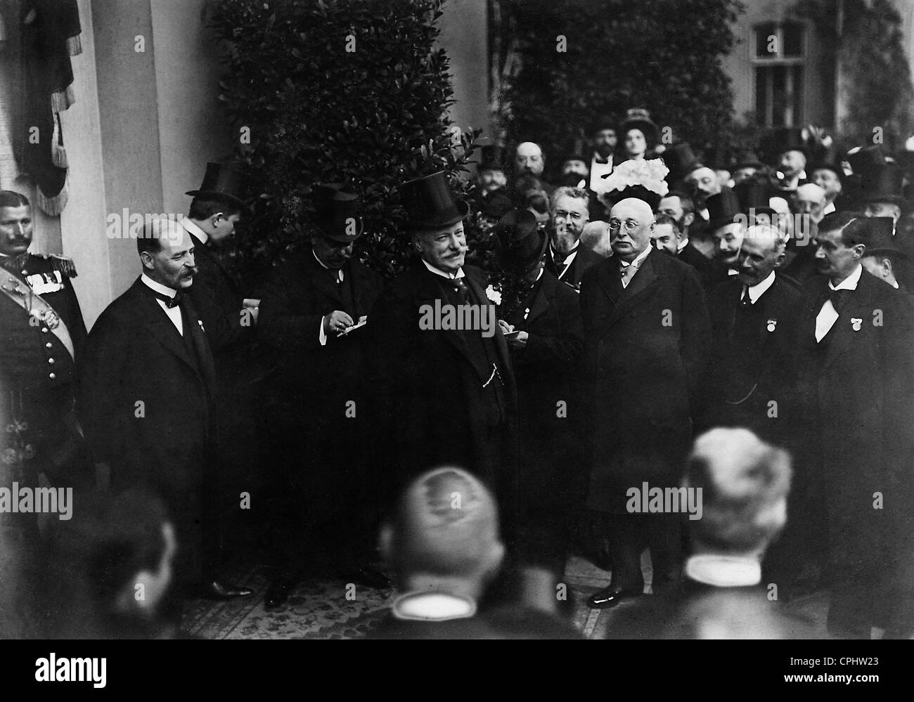 Bernhard von Bulow at the International Congress of Journalists, 1908 Stock Photo