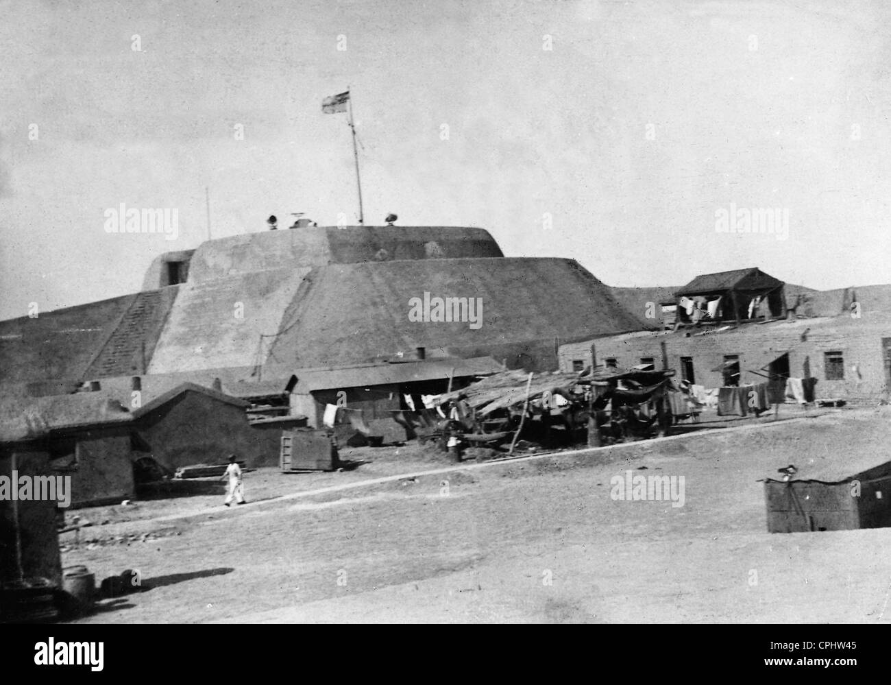 German Fort in Taku, 1900 Stock Photo