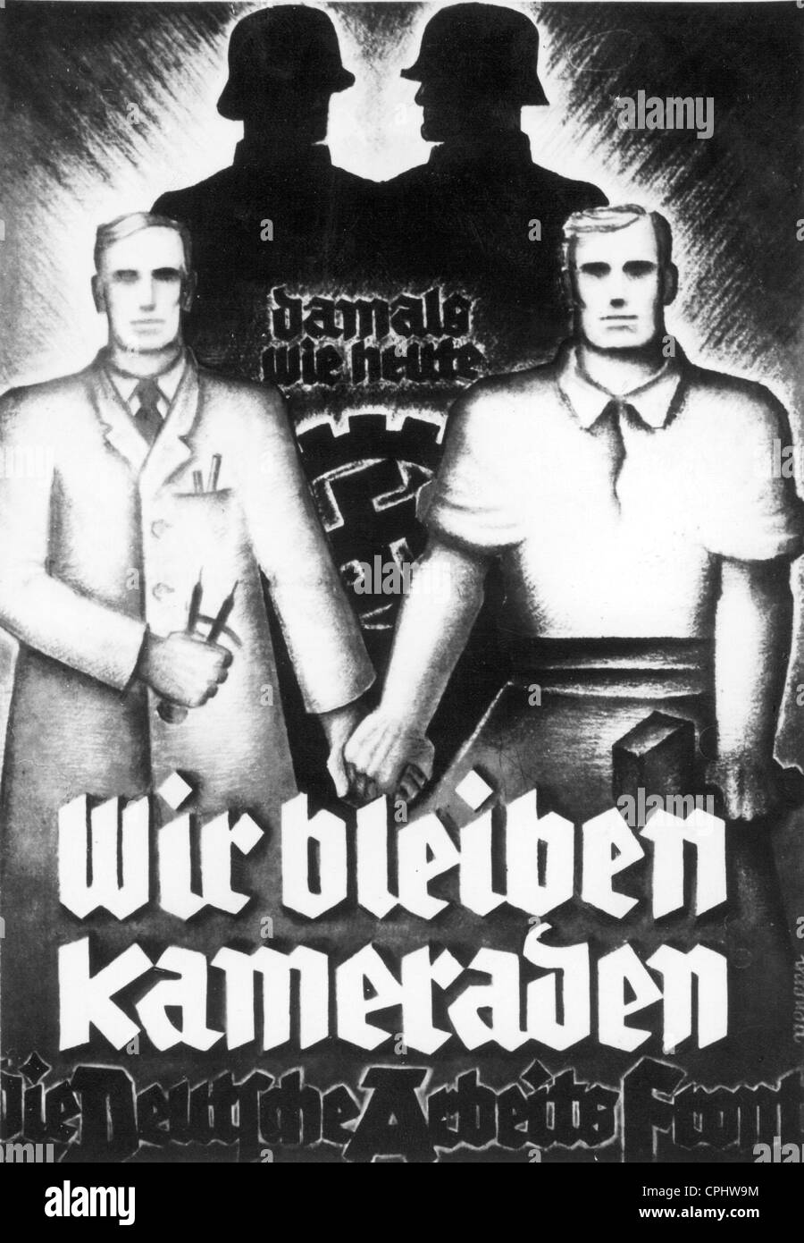 German Labor Front poster Stock Photo Alamy