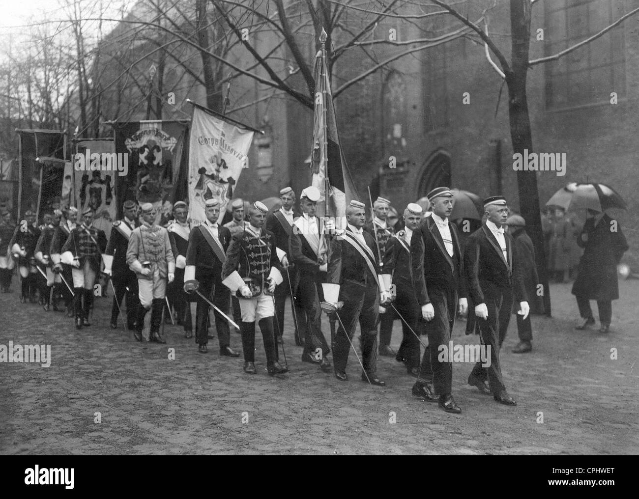 Kant commemoration in Koenigsberg, 1924 Stock Photo