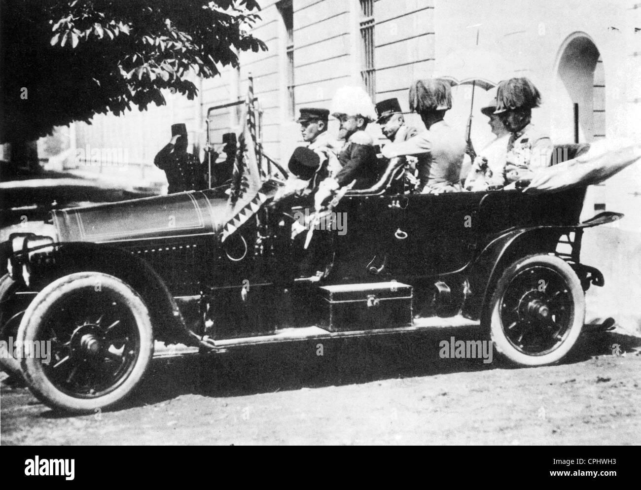 Archduke franz ferdinand in sarajevo 1914 stock photo 48336431 alamy