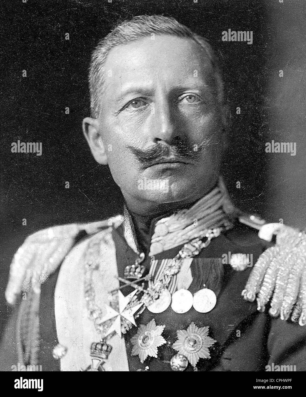 Kaiser Wilhelm II Stock Photo