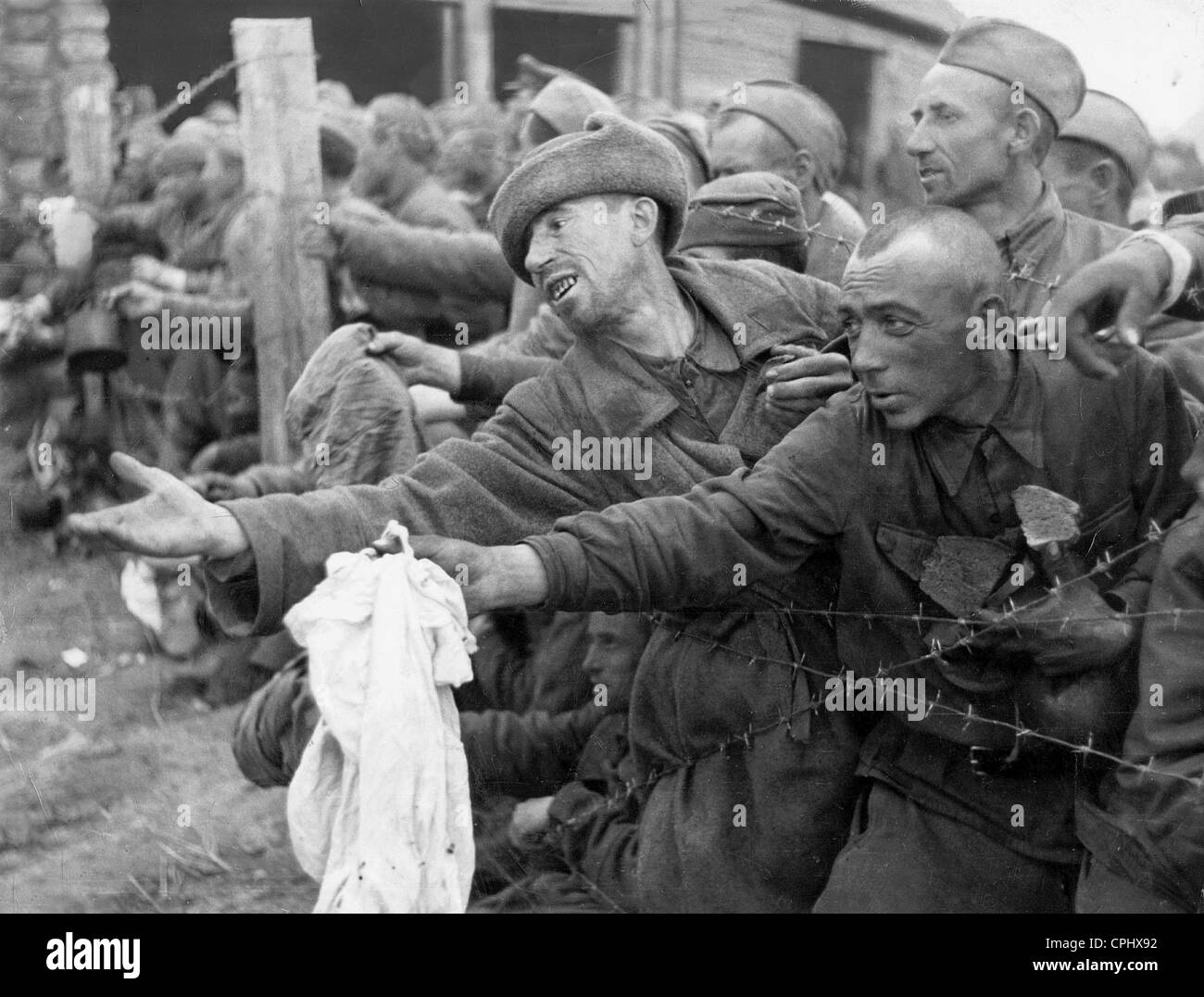 Russian prisoners of war Stock Photo Alamy